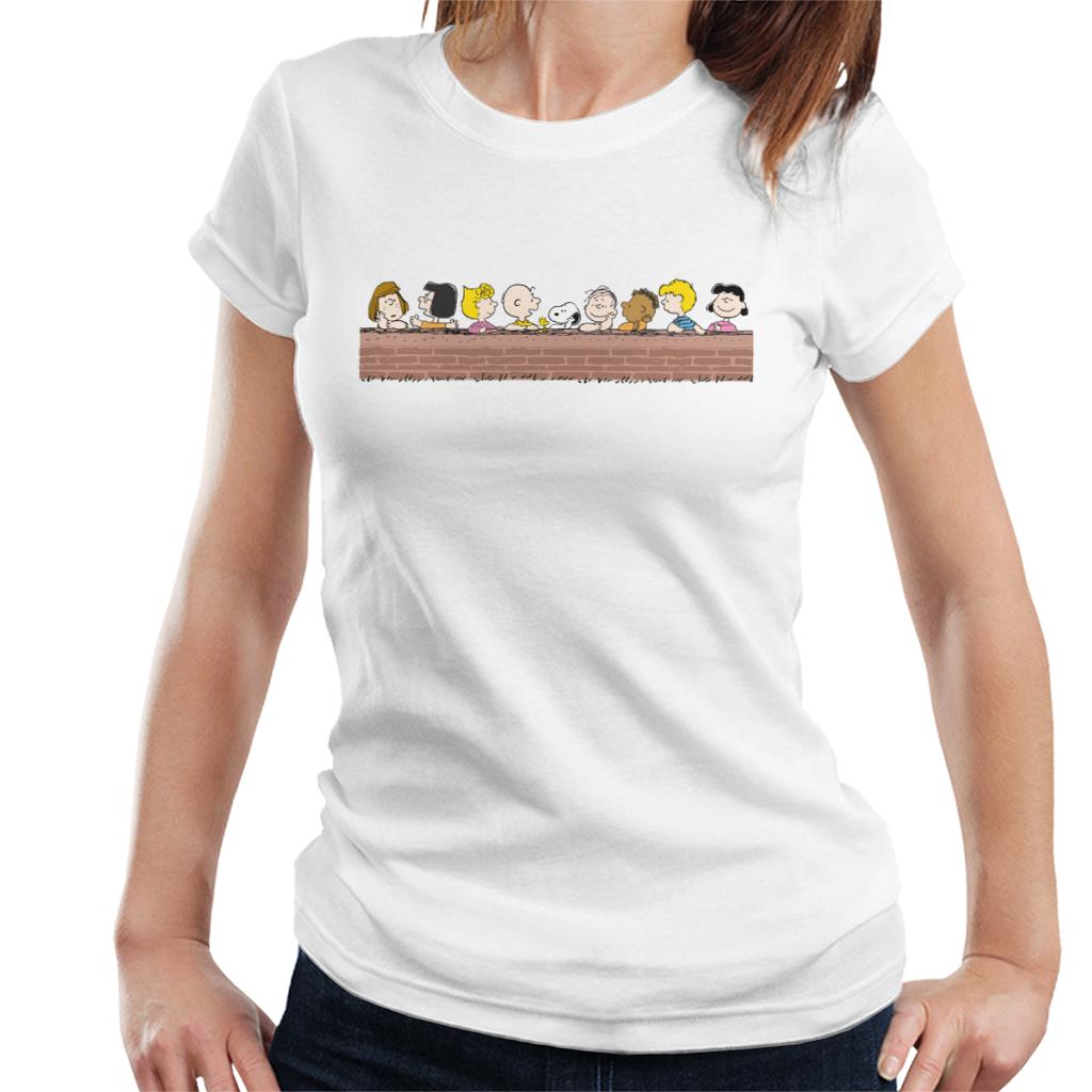 Peanuts The Gang Chilling Women's T-Shirt-ALL + EVERY