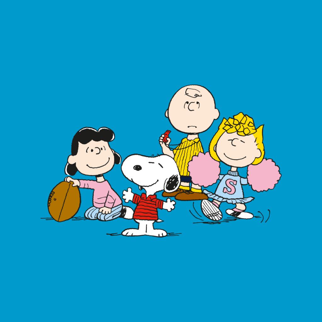 Peanuts NFL Cheer Men's T-Shirt-ALL + EVERY