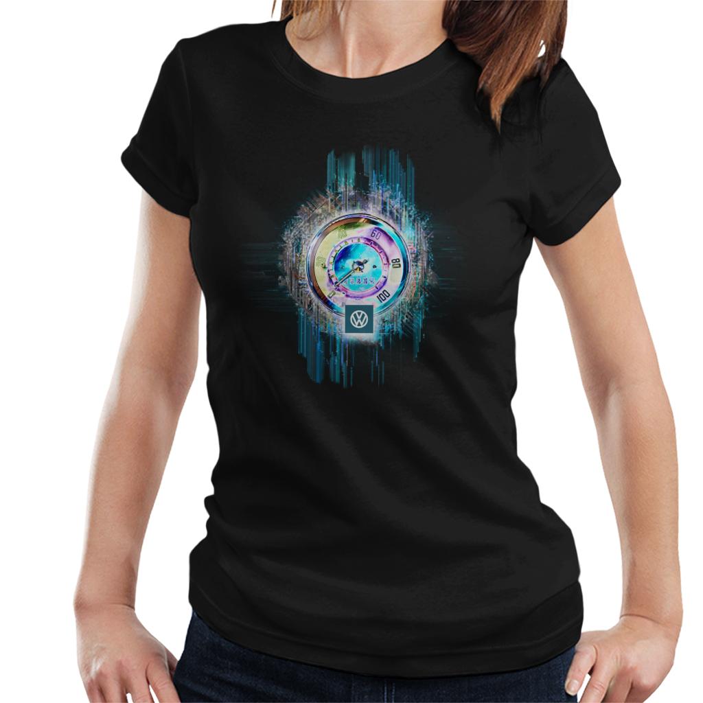 Volkswagen-VW-Speedometer-Womens-T-Shirt