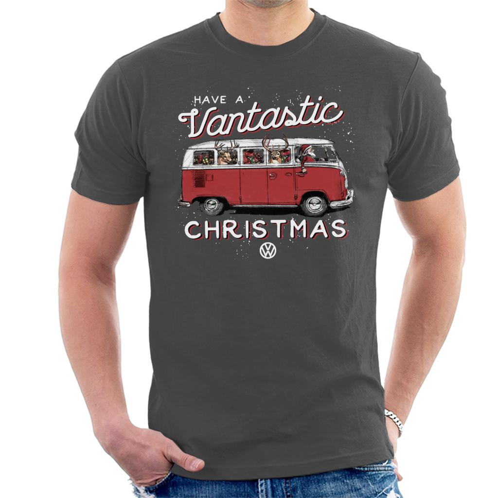 Volkswagen Have A Vantastic Christmas Camper Men's T-Shirt-ALL + EVERY