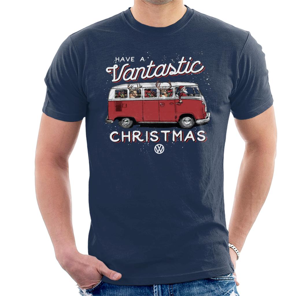 Volkswagen Have A Vantastic Christmas Camper Men's T-Shirt-ALL + EVERY