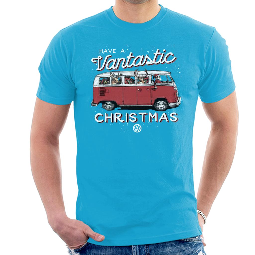 Volkswagen Have A Vantastic Christmas Camper Men's T-Shirt-ALL + EVERY