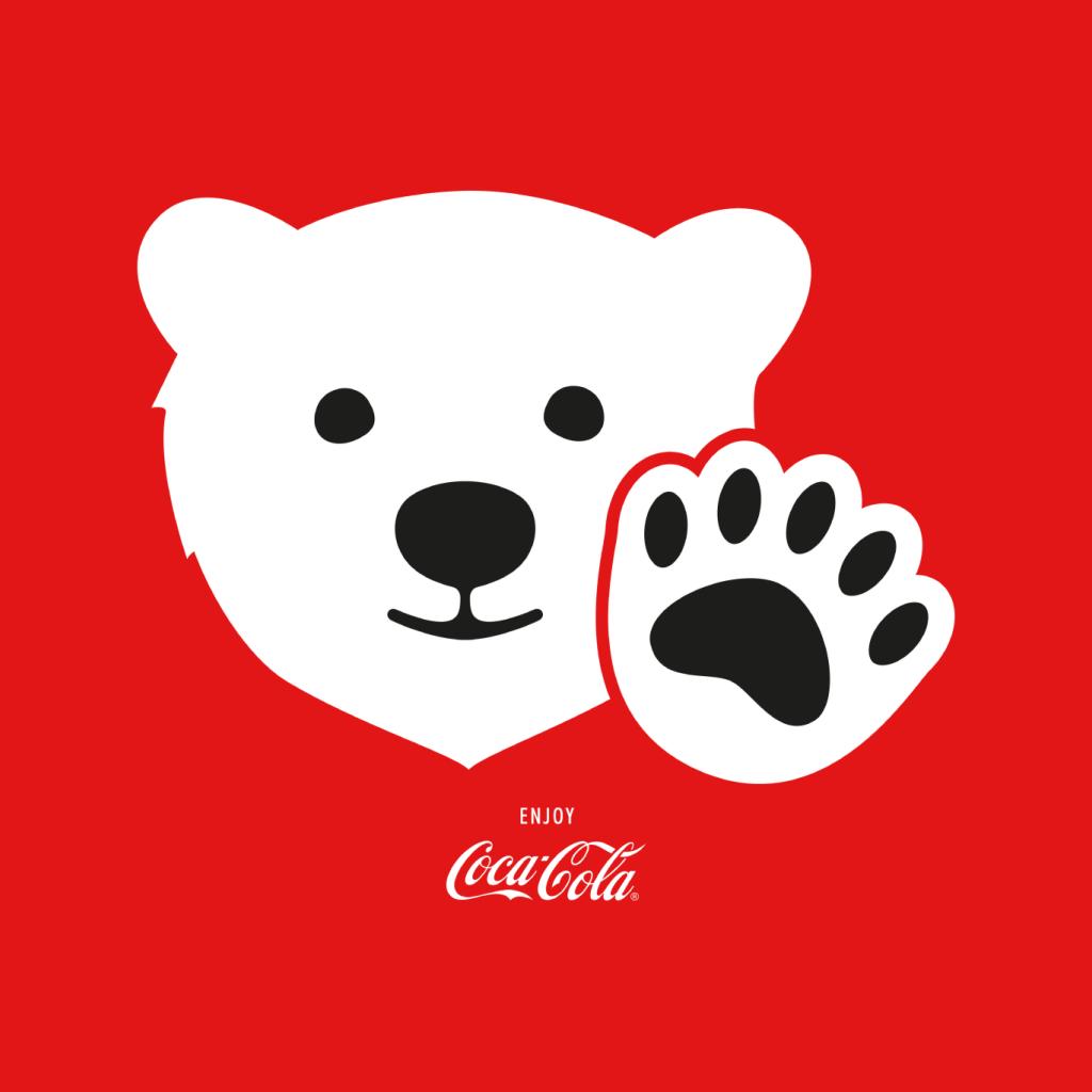 Coca Cola Polar Bear Wave Men's T-Shirt-ALL + EVERY