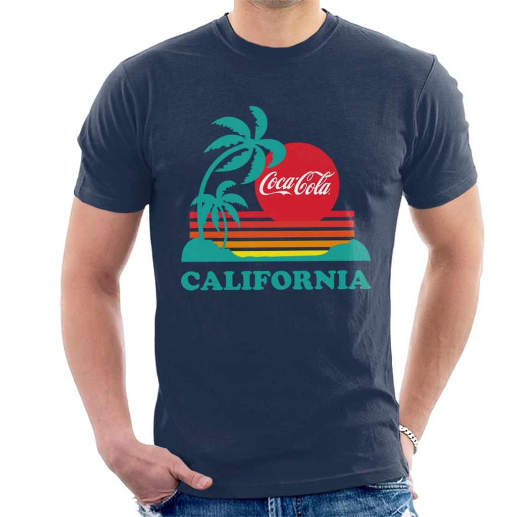 Coca Cola California Sunset Men's T-Shirt-ALL + EVERY