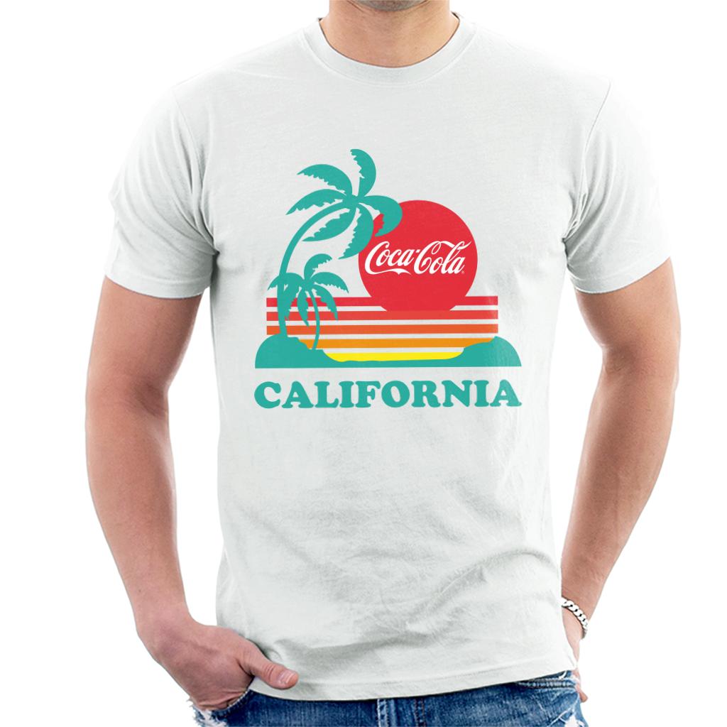 Coca Cola California Sunset Men's T-Shirt-ALL + EVERY