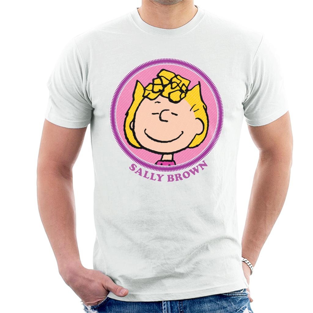 Peanuts Sally Brown Badge Men's T-Shirt-ALL + EVERY