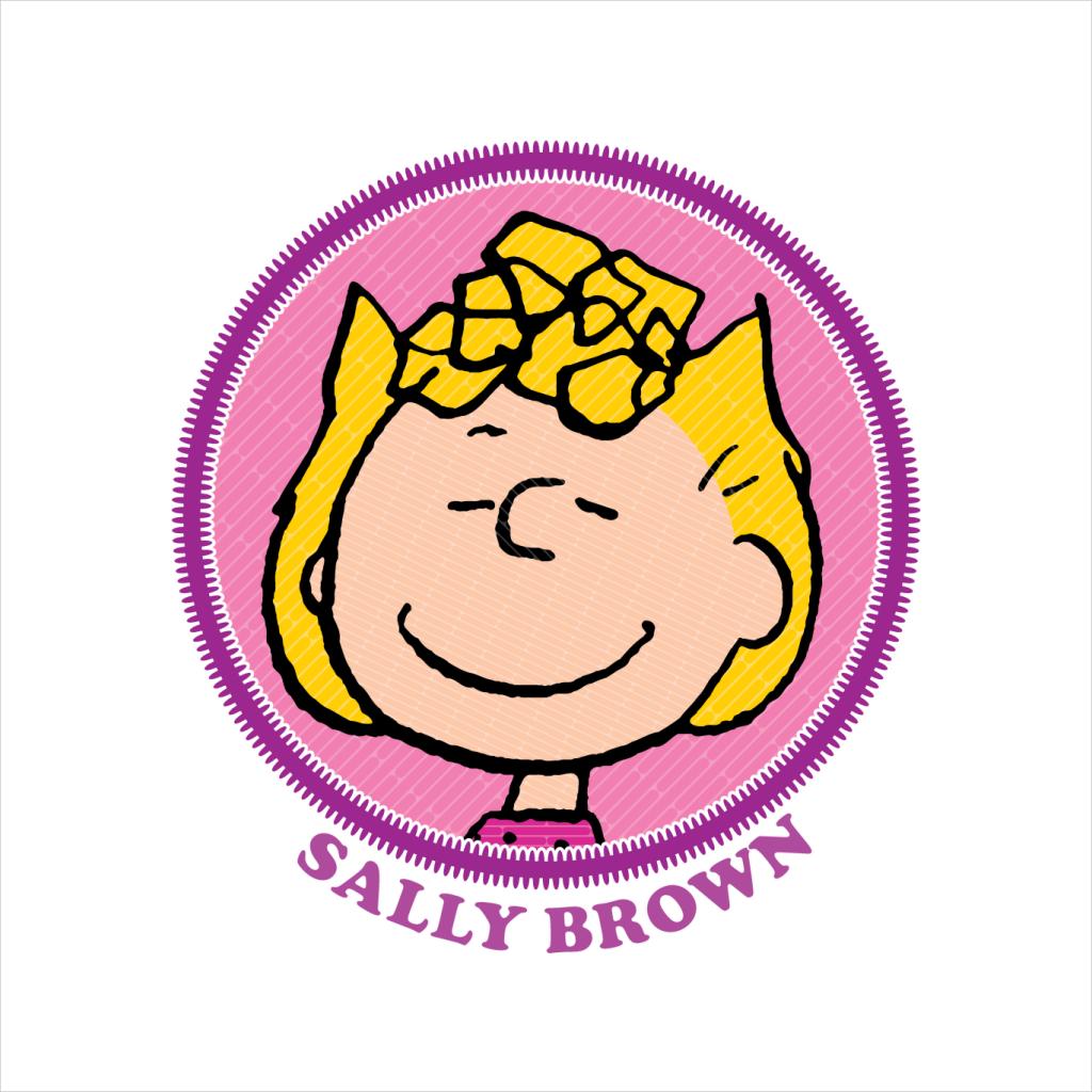 Peanuts Sally Brown Badge Men's T-Shirt-ALL + EVERY