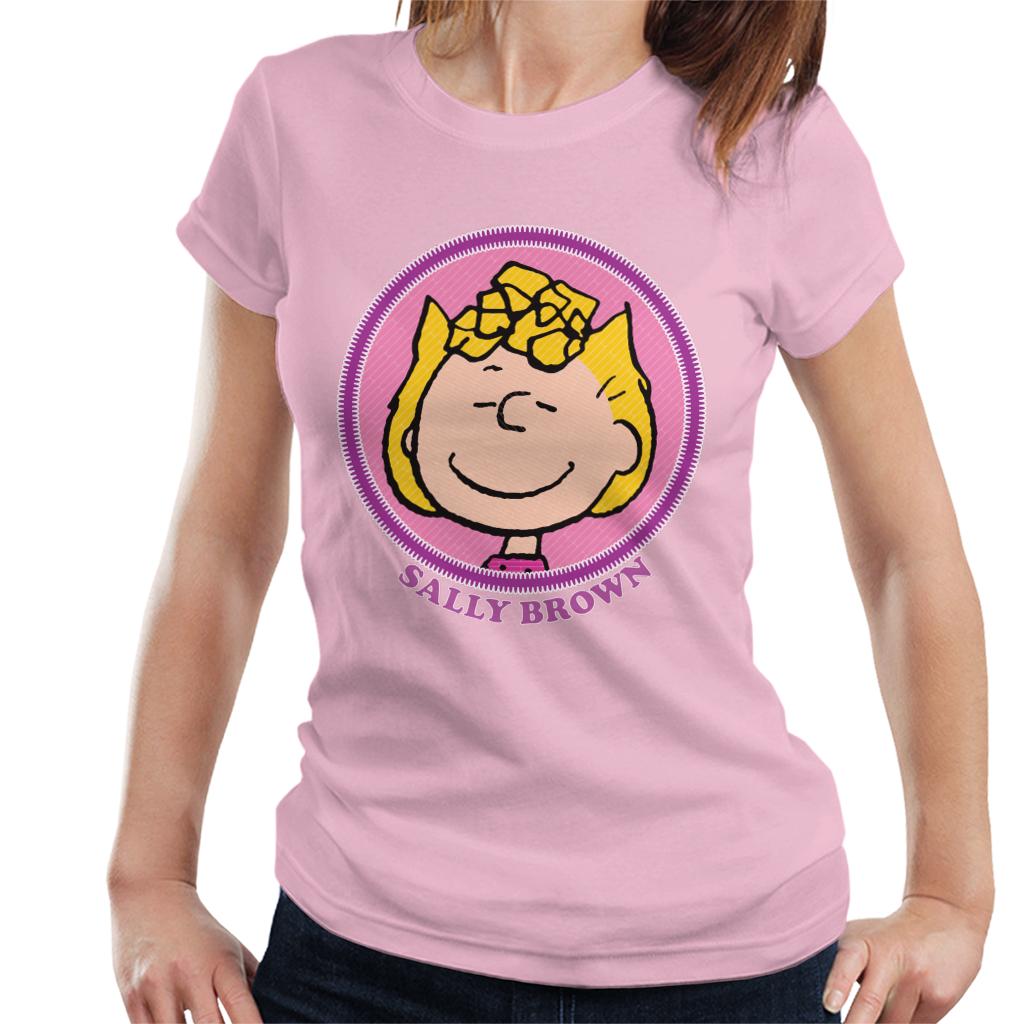 Peanuts Sally Brown Badge Women's T-Shirt-ALL + EVERY