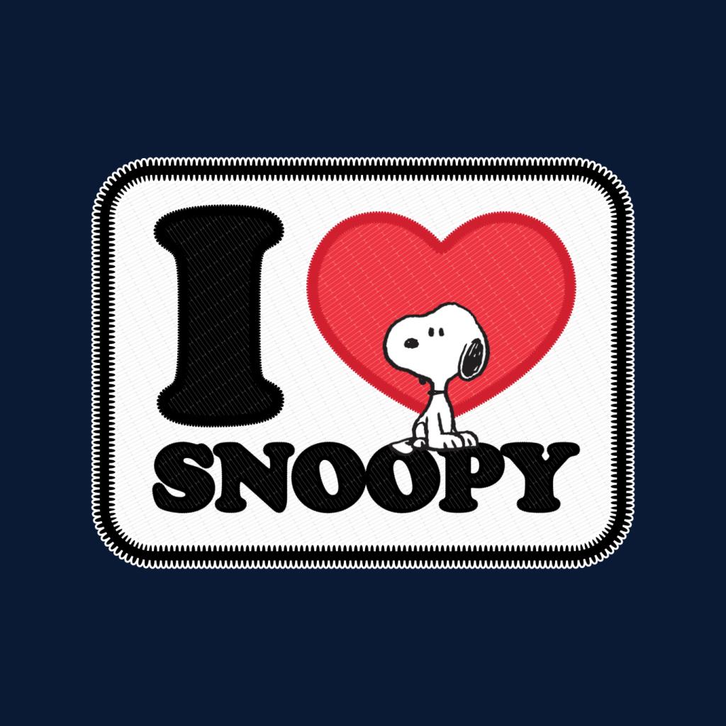 Peanuts I Love Snoopy Badge Women's T-Shirt-ALL + EVERY