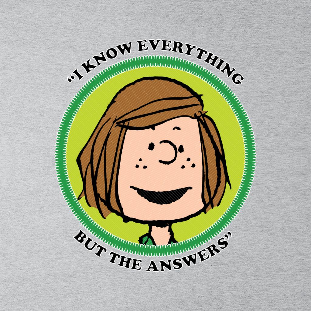 Peanuts Peppermint Patty Badge Women's T-Shirt-ALL + EVERY