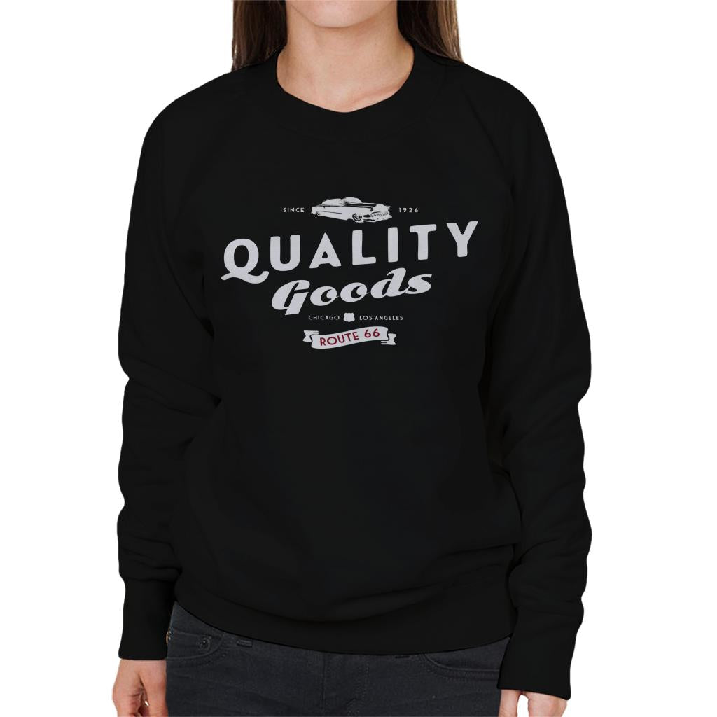 Route-66-Quality-Goods-Womens-Sweatshirt