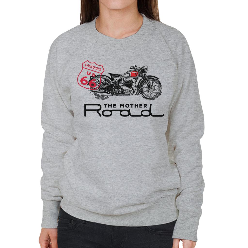 Route-66-The-Mother-Road-Motorcycle-Womens-Sweatshirt