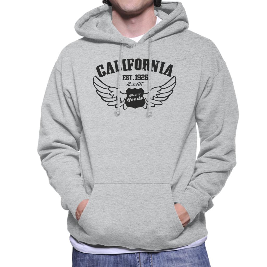 Route-66-California-1926-Mens-Hooded-Sweatshirt