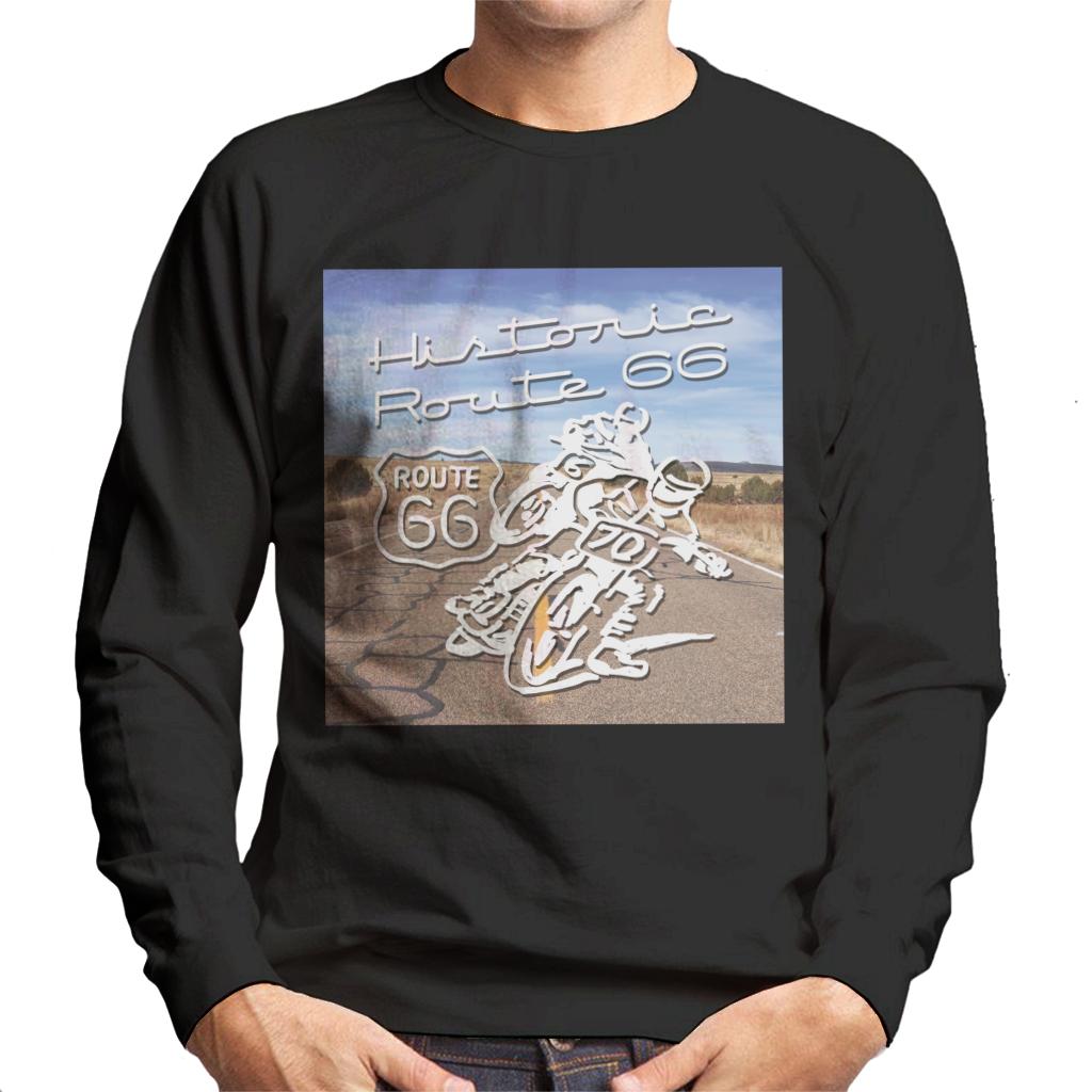 Route-66-Historic-Motorcycles-Mens-Sweatshirt