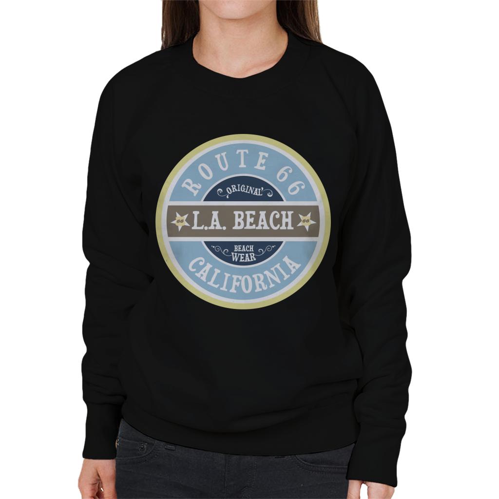 Route-66-Original-Beach-Wear-Womens-Sweatshirt