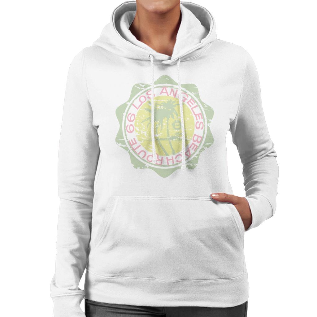 Route 66 Original Light Beach Wear Women's Hooded Sweatshirt-ALL + EVERY