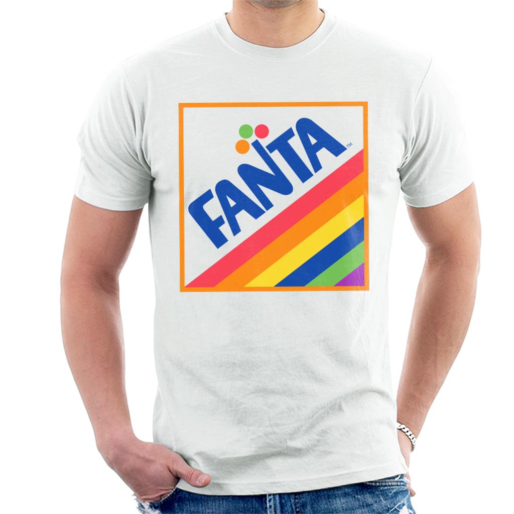 Fanta-1970s-Retro-Rainbow-Logo-Mens-T-Shirt
