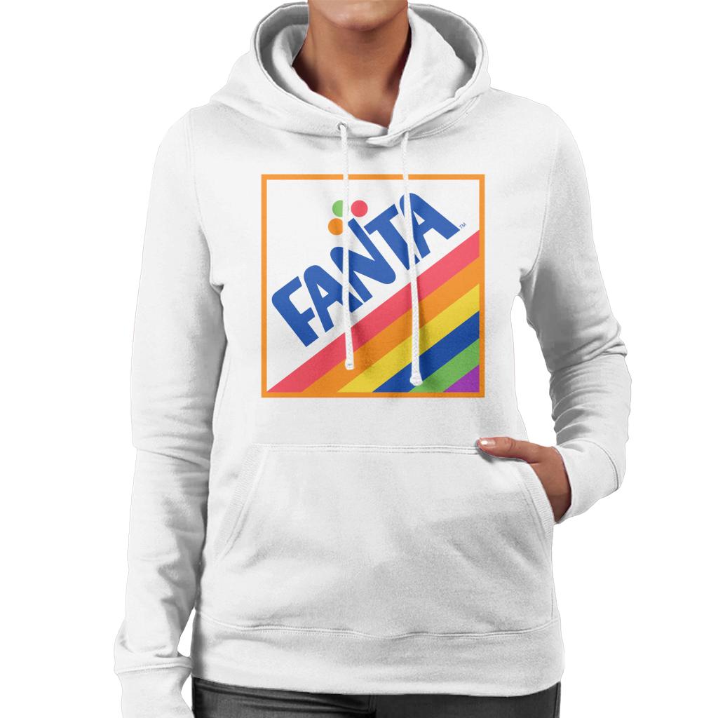 Fanta-1970s-Retro-Rainbow-Logo-Womens-Hooded-Sweatshirt