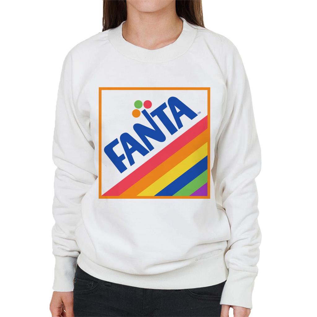 Fanta-1970s-Retro-Rainbow-Logo-Womens-Sweatshirt
