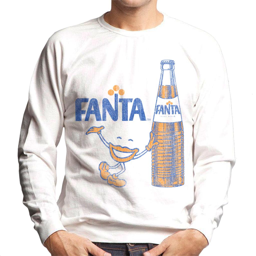 Fanta 1970s Retro Bottle Men's Sweatshirt-ALL + EVERY