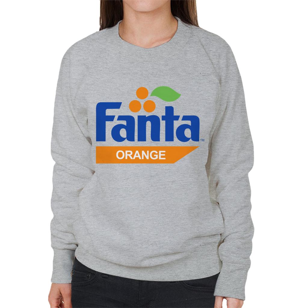 Fanta-Orange-Retro-1980s-Logo-Womens-Sweatshirt