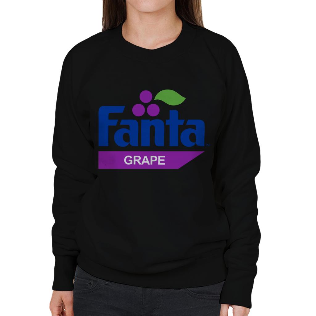 Fanta-Grape-Retro-1980s-Logo-Womens-Sweatshirt