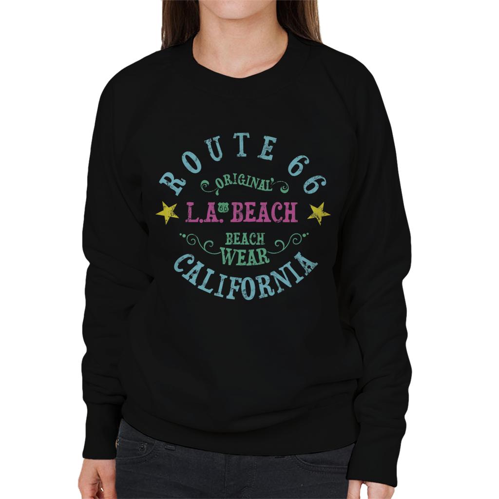 Route-66-LA-Beach-Wear-Womens-Sweatshirt