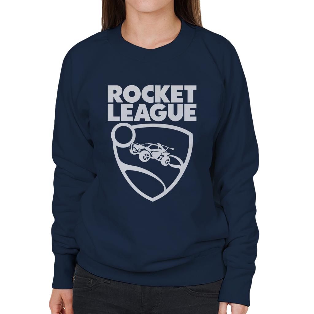 Rocket-League-Text-With-Logo-Womens-Sweatshirt