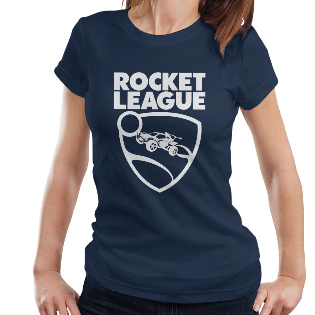 Rocket-League-Text-With-Logo-Womens-T-Shirt