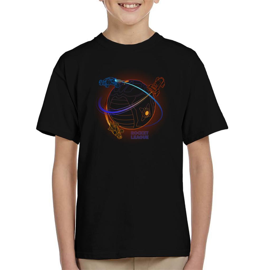 Rocket-League-Boost-Around-The-Ball-Kids-T-Shirt