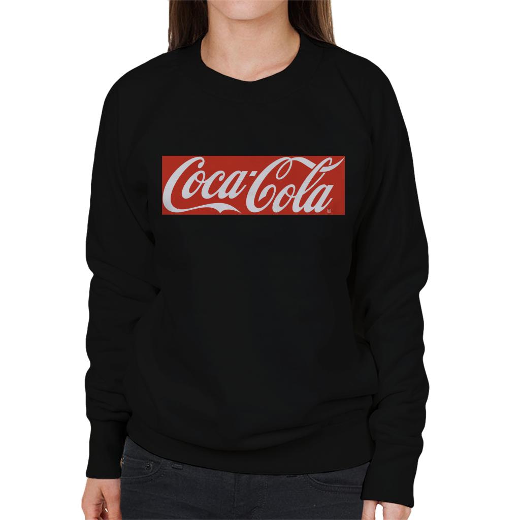 Coca-Cola-Block-Logo-Womens-Sweatshirt