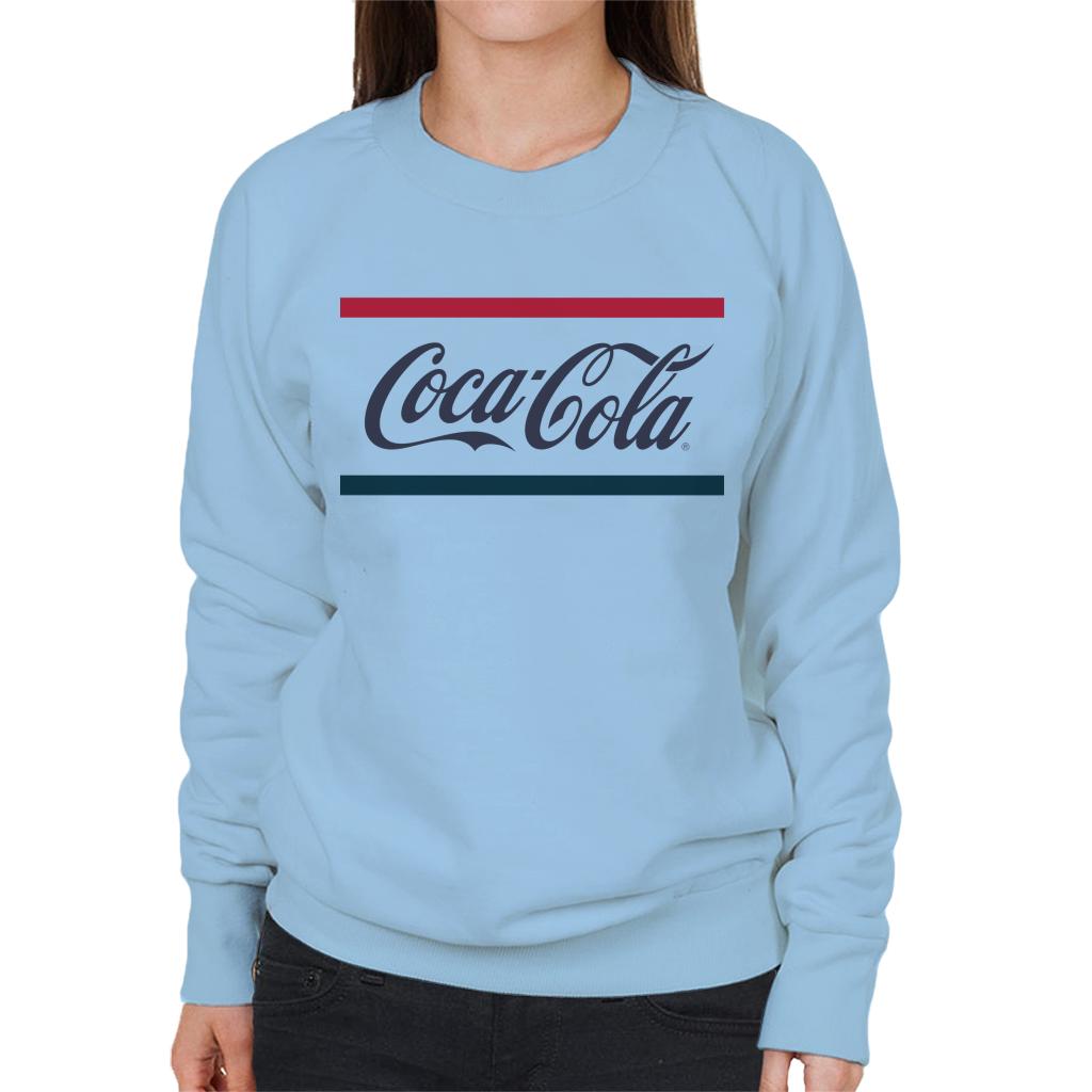 Coca Cola Classic Colours Women's Sweatshirt-ALL + EVERY