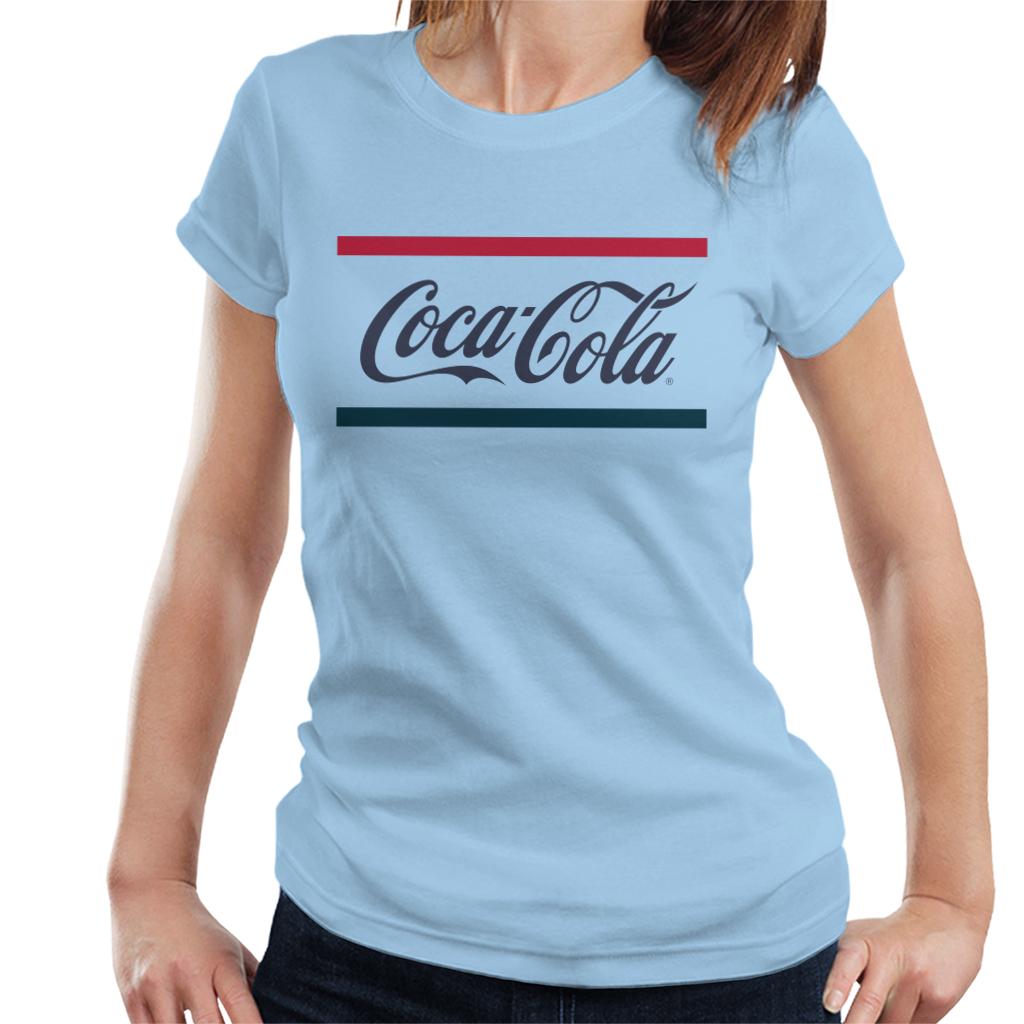 Coca Cola Classic Colours Women's T-Shirt-ALL + EVERY