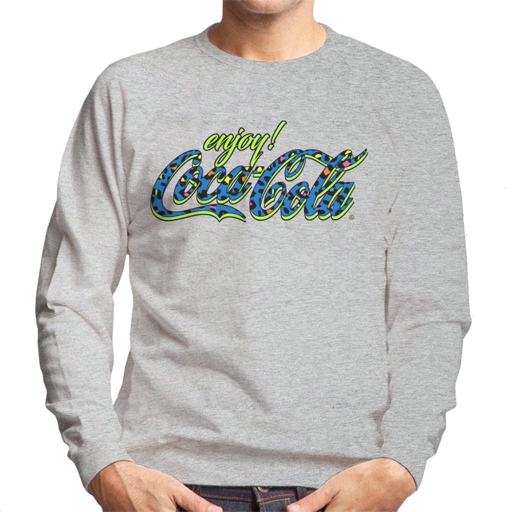 Coca Cola Spotted Logo Men's Sweatshirt-ALL + EVERY