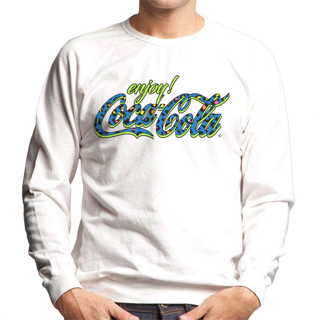 Coca Cola Spotted Logo Men's Sweatshirt-ALL + EVERY