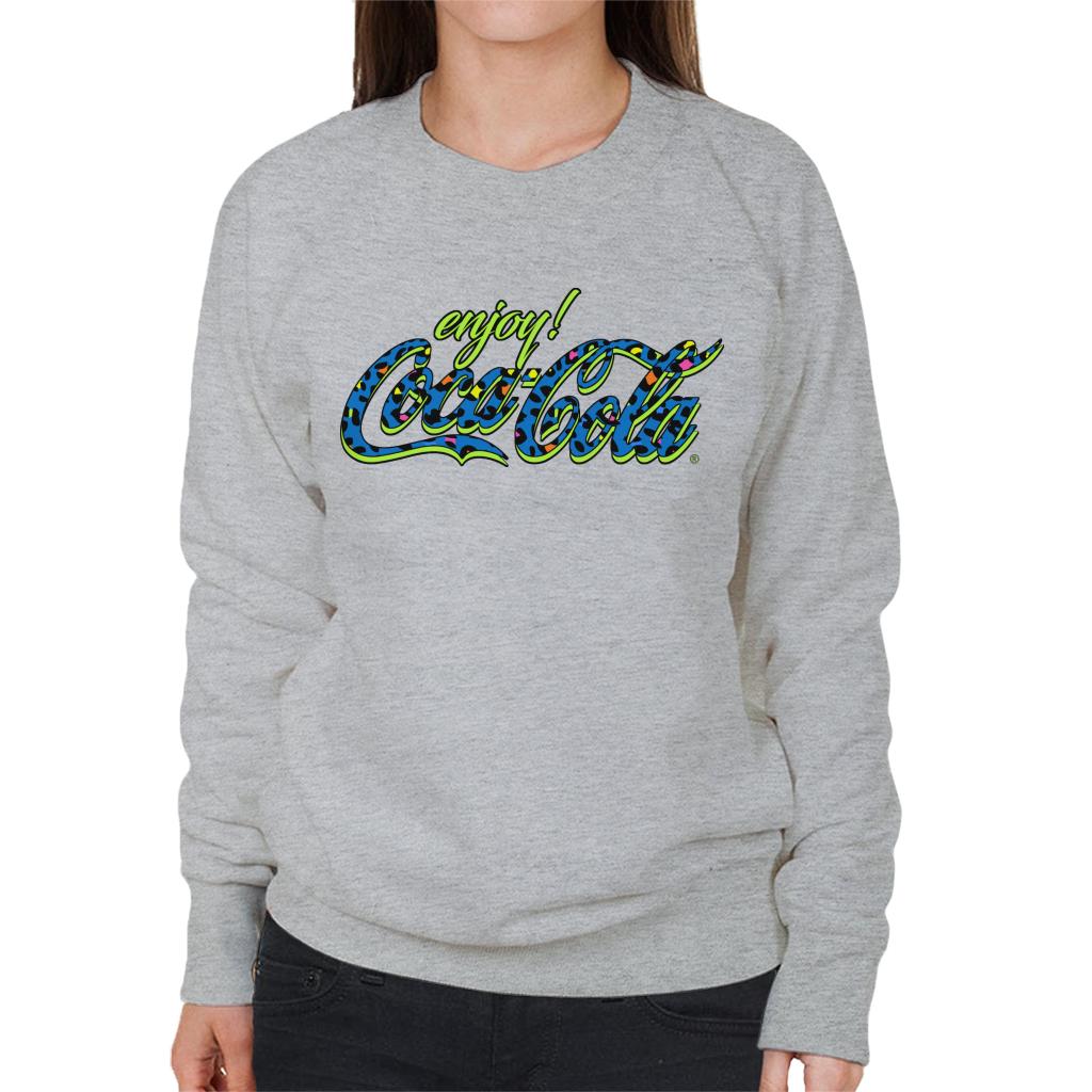 Coca Cola Spotted Logo Women's Sweatshirt-ALL + EVERY