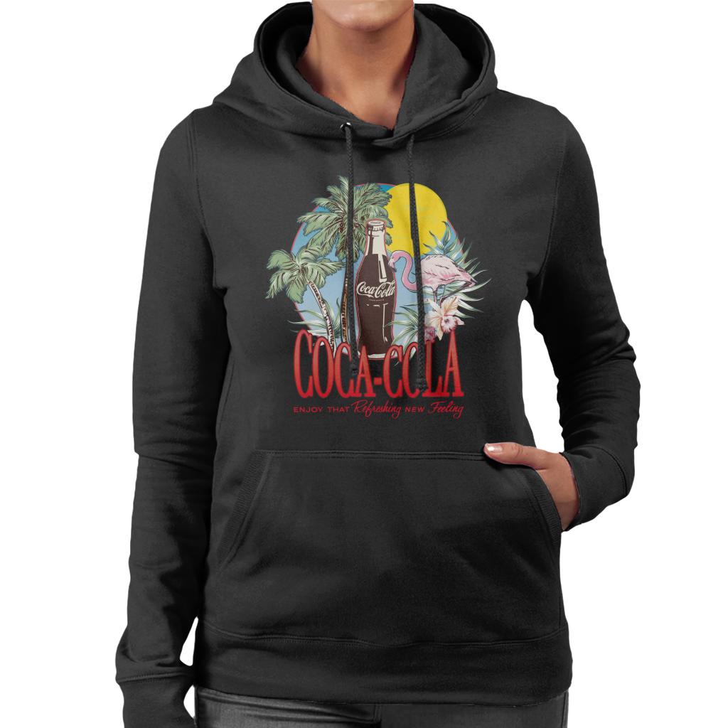 Coca-Cola-Summer-1886-Logo-Womens-Hooded-Sweatshirt