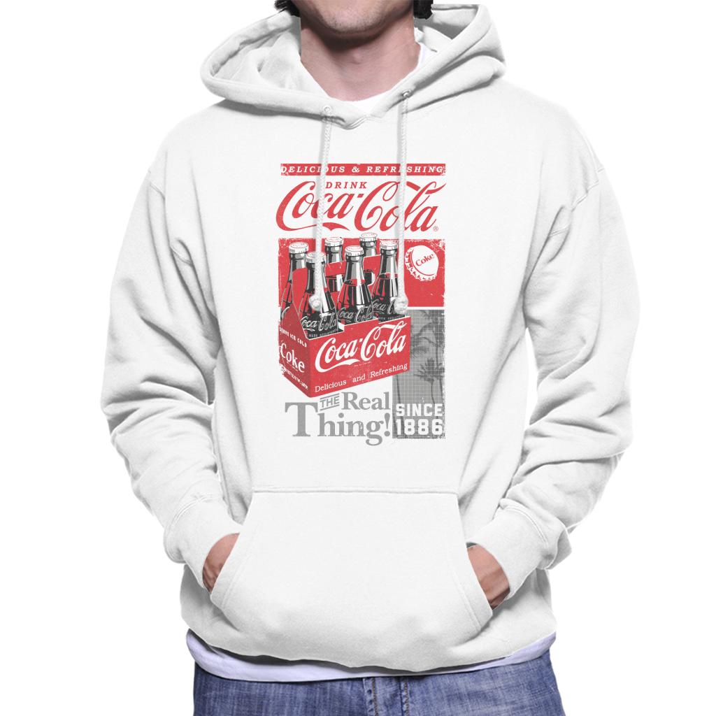 Coca-Cola-Retro-Bottle-Crate-Mens-Hooded-Sweatshirt