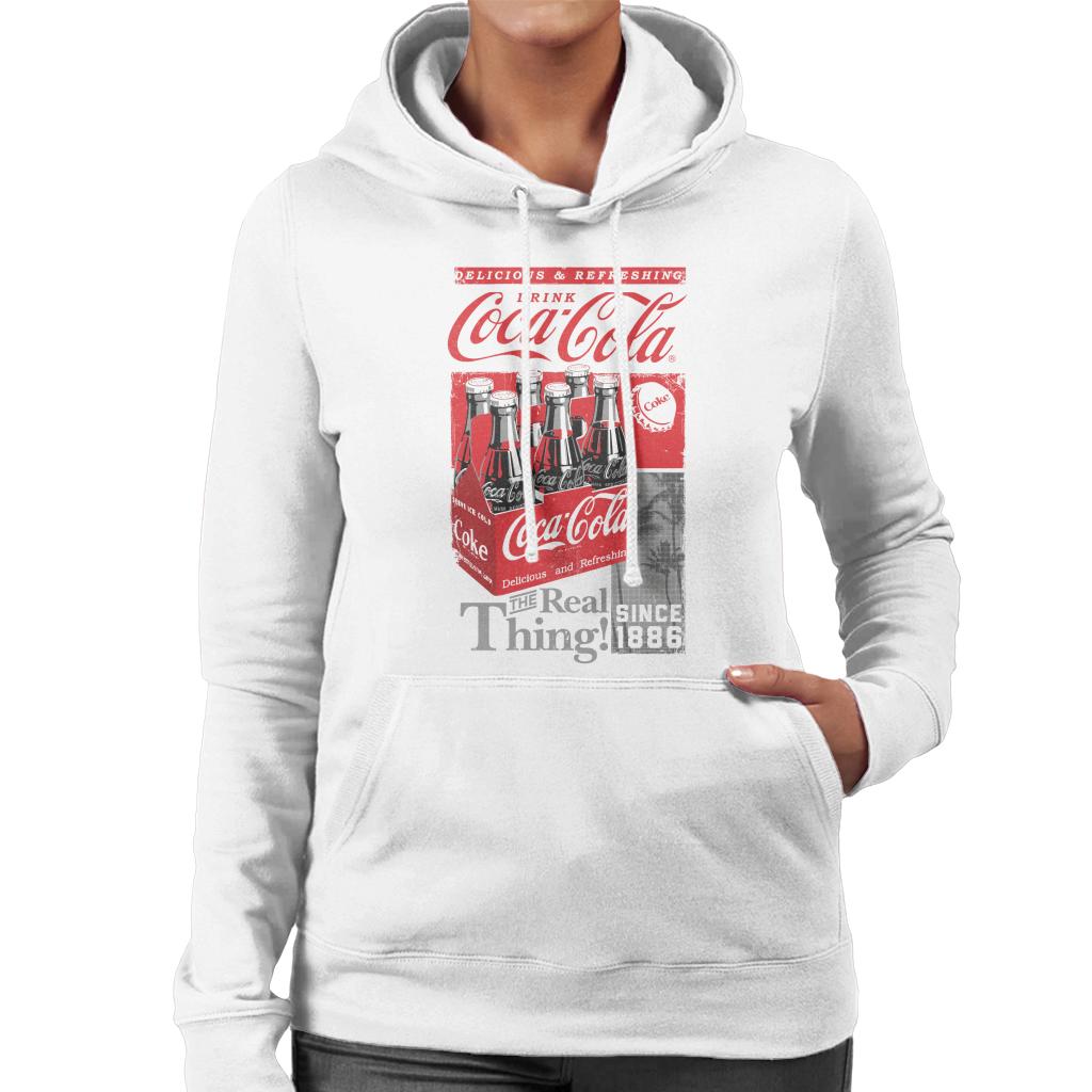 Coca-Cola-Retro-Bottle-Crate-Womens-Hooded-Sweatshirt