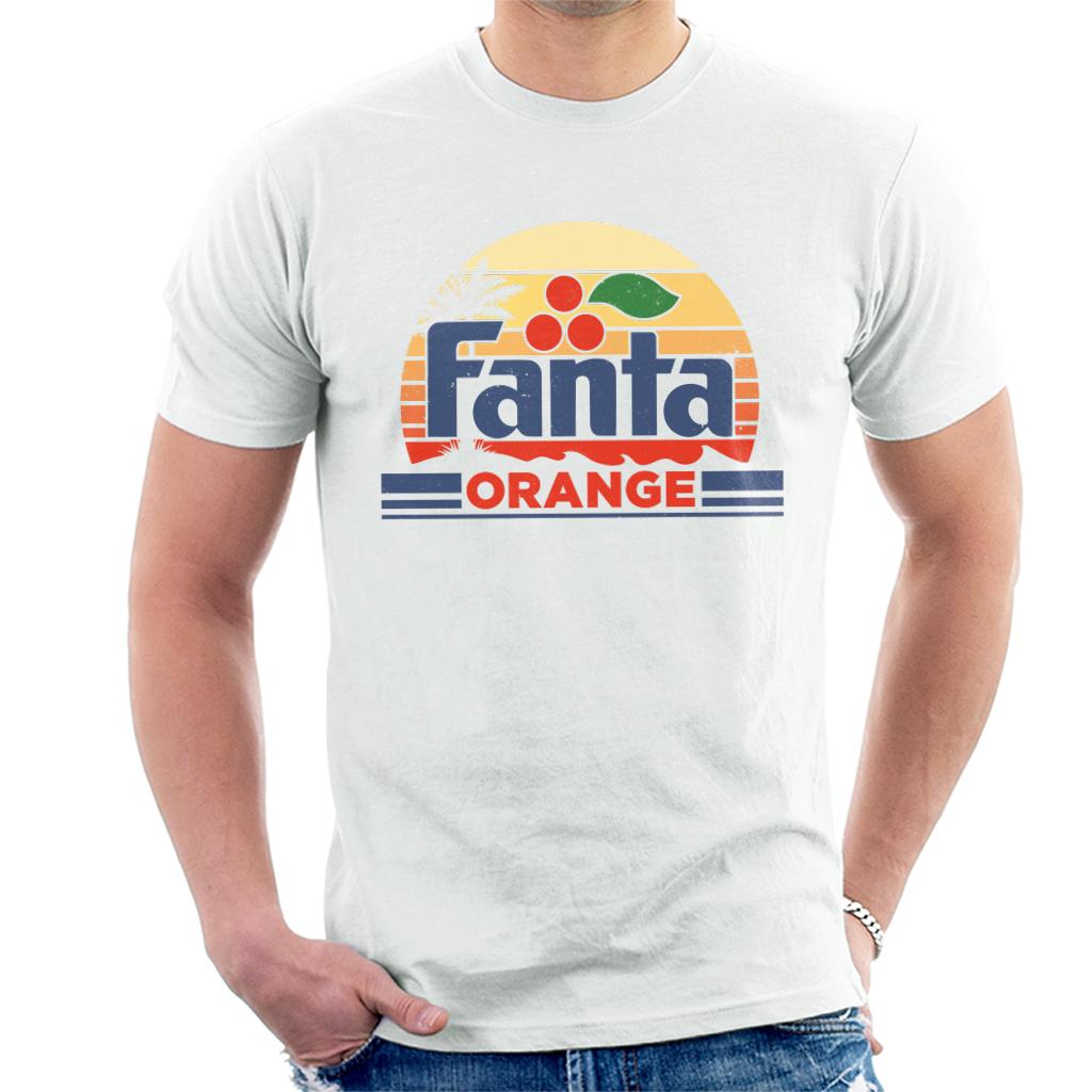 Fanta-Retro-Sunset-Logo-Mens-T-Shirt