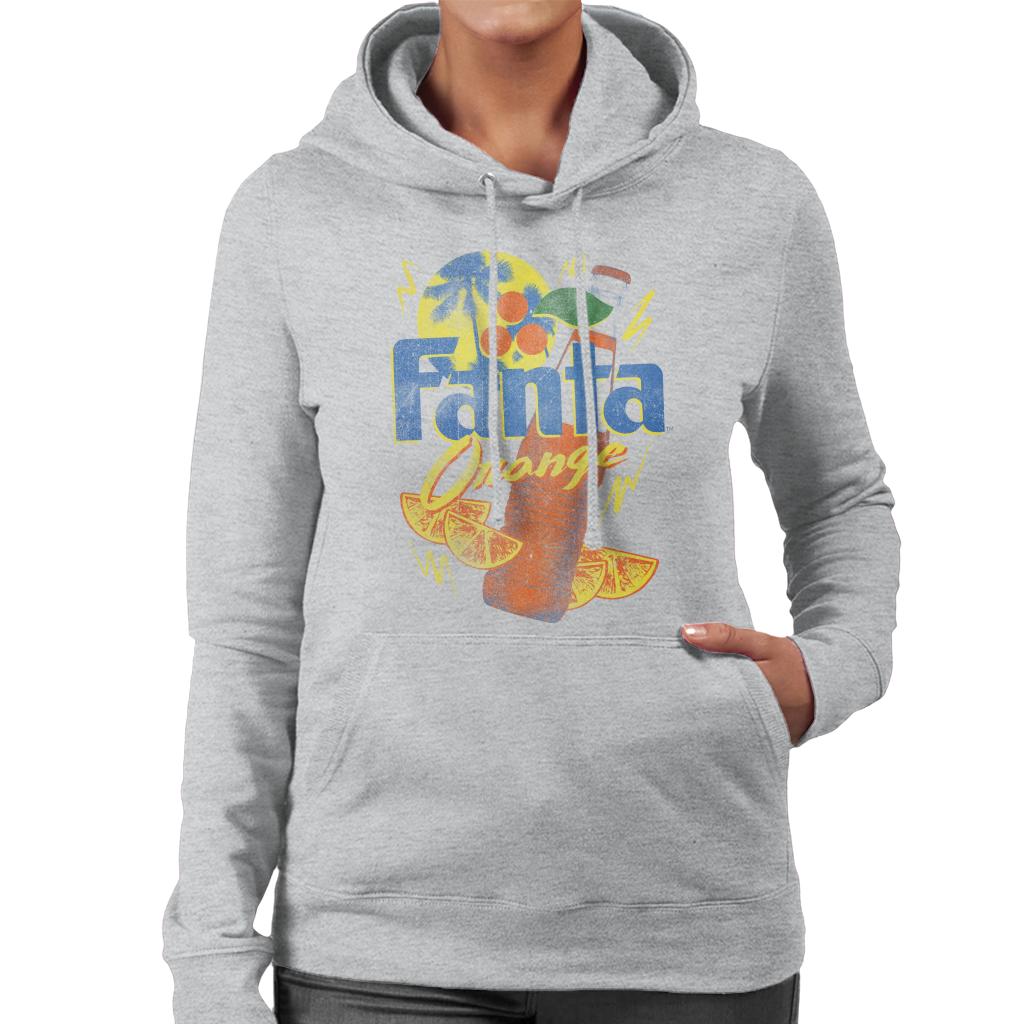 Fanta Orange On The Beach Women's Hooded Sweatshirt-ALL + EVERY