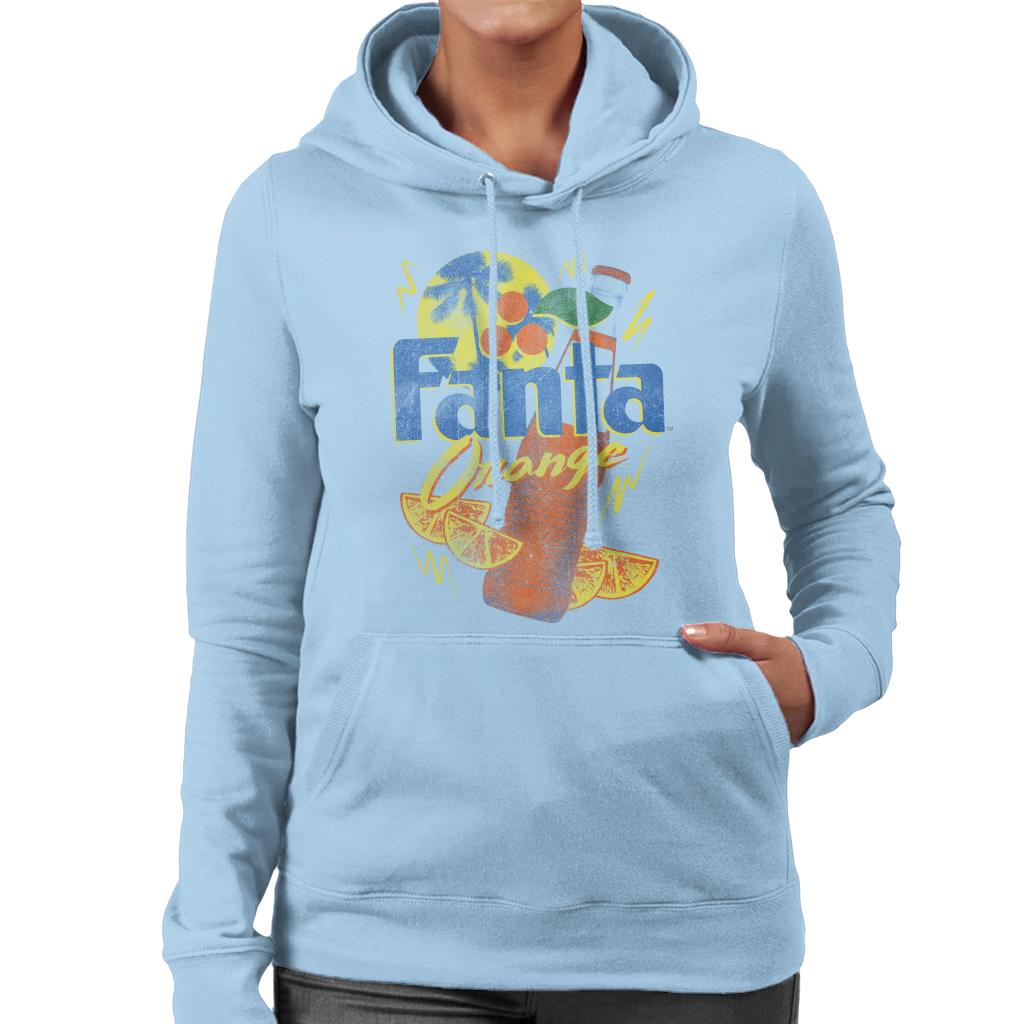 Fanta Orange On The Beach Women's Hooded Sweatshirt-ALL + EVERY