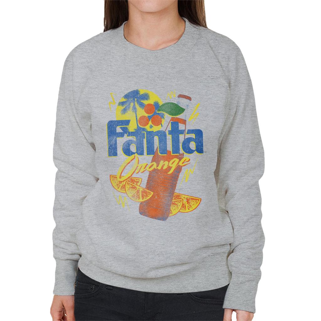 Fanta Orange On The Beach Women's Sweatshirt-ALL + EVERY