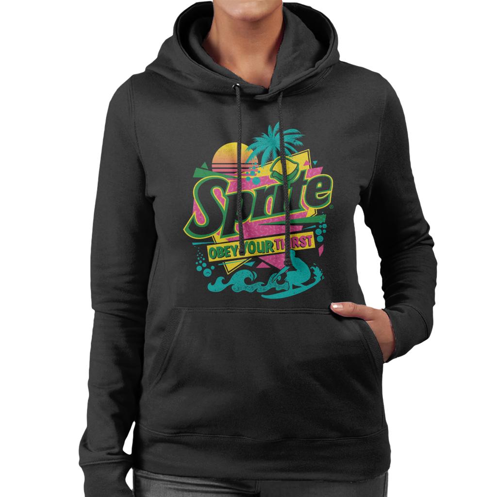 Sprite-Retro-90s-Beach-Obey-Your-Thirst-Womens-Hooded-Sweatshirt