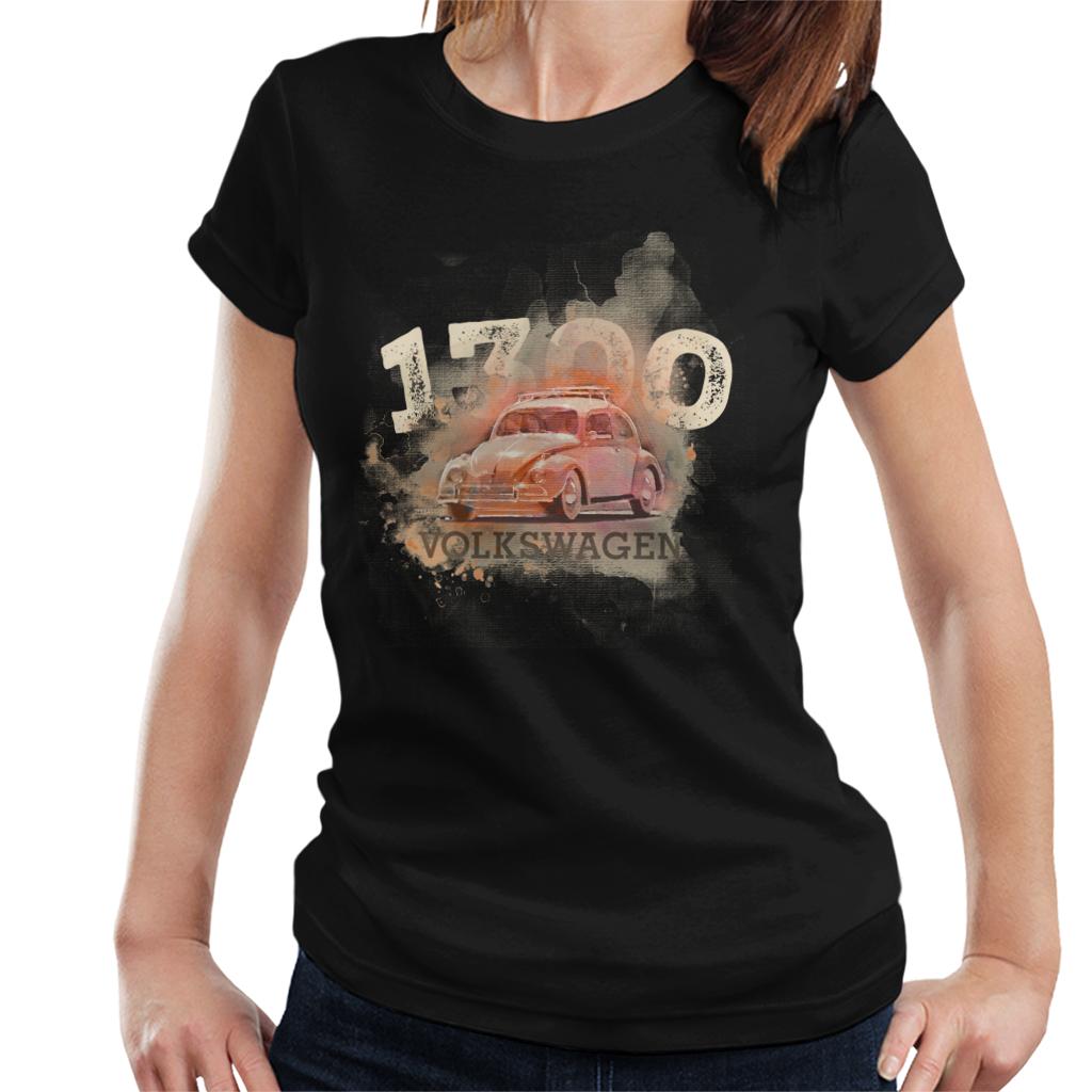 Volkswagen-Volkswagen-Retro-1300-Beetle-Womens-T-Shirt