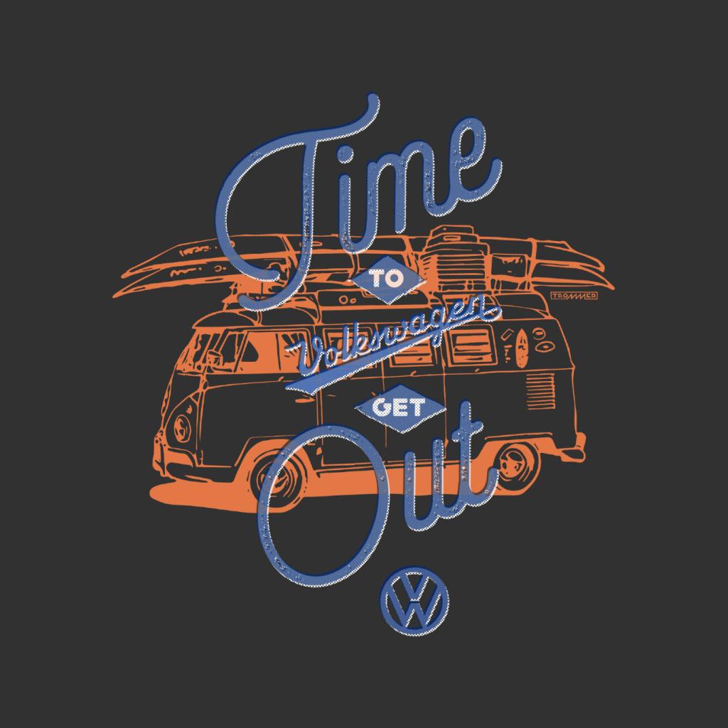 Volkswagen Time To Get Out T1 Camper Men's T-Shirt-ALL + EVERY