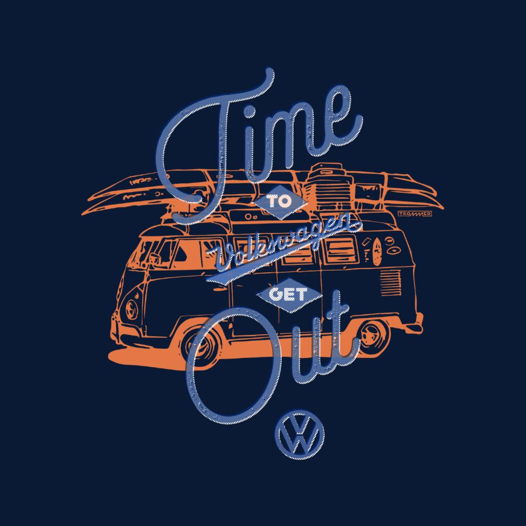 Volkswagen Time To Get Out T1 Camper Men's T-Shirt-ALL + EVERY