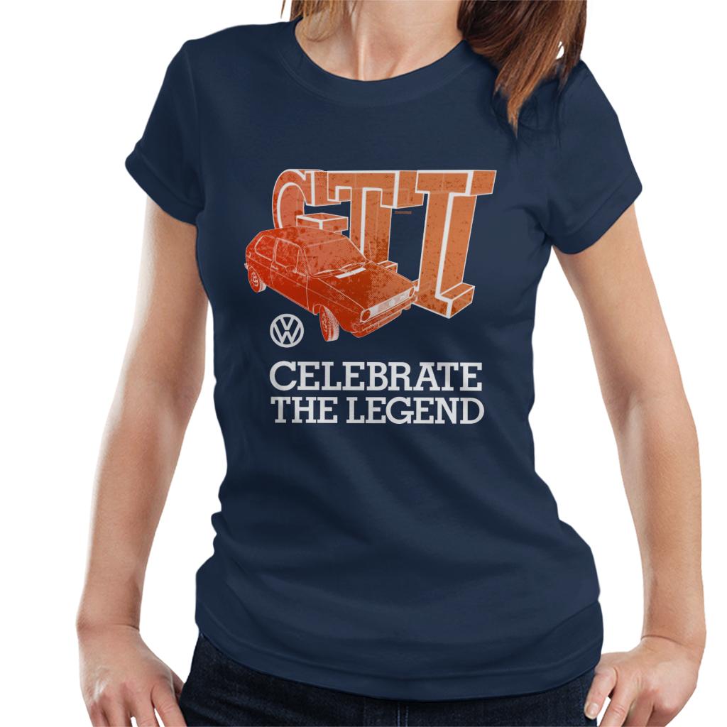 Volkswagen Celebrate The Legend 70s Golf GTI Women's T-Shirt-ALL + EVERY