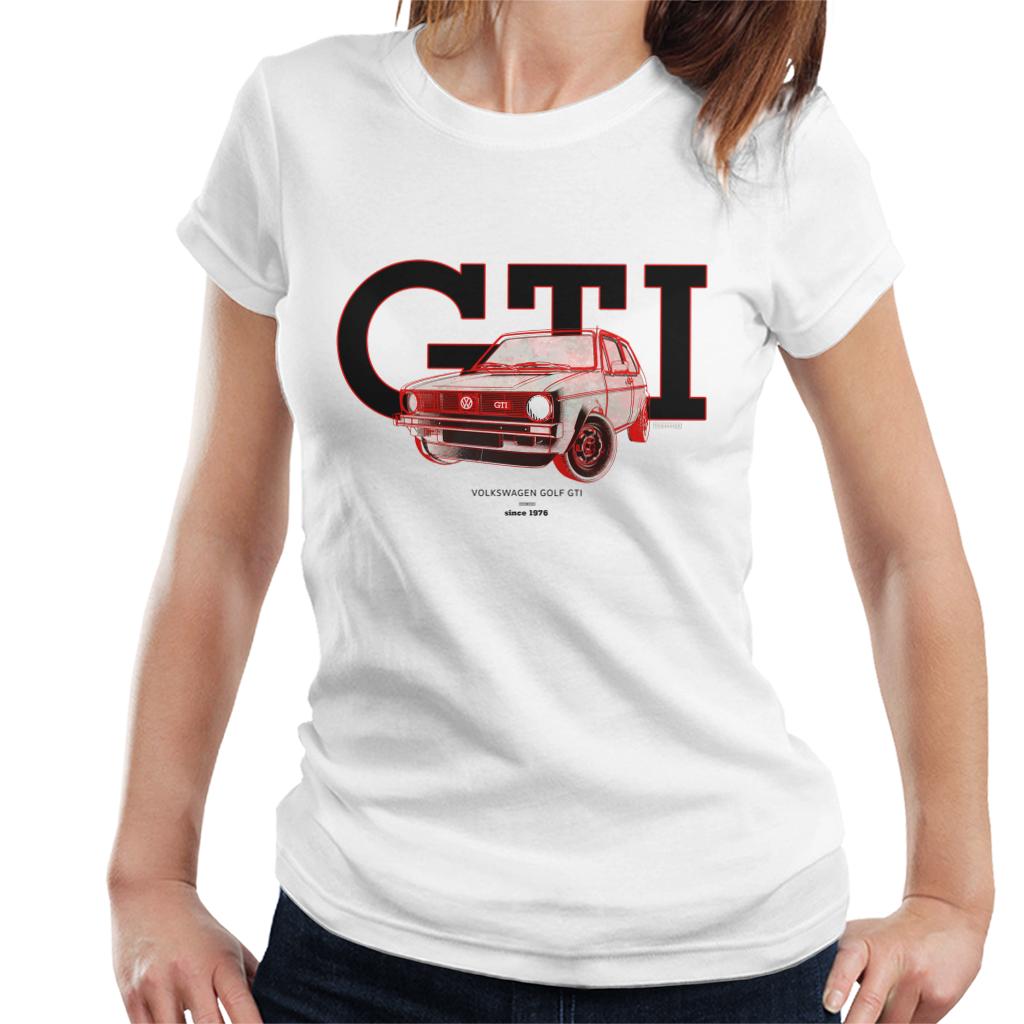 Volkswagen-Golf-GTI-Since-1976-Womens-T-Shirt