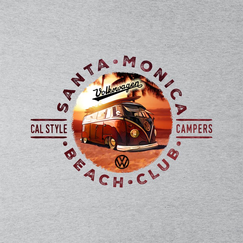 Volkswagen Santa Monica Beach Club Campers Men's T-Shirt-ALL + EVERY